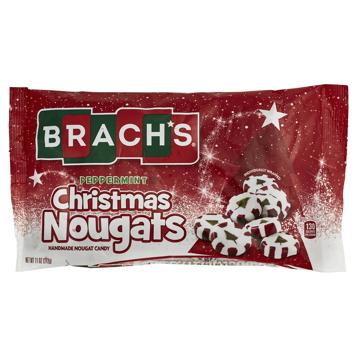 slide 1 of 1, Brach's Peppermint Nougats Candy, 11 oz