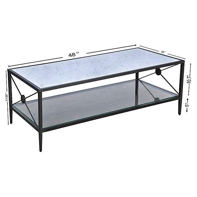 slide 2 of 4, One Kings Lane Open House Beatrix Coffee Table - Black, 1 ct