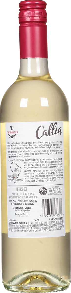 slide 7 of 7, Callia Argentina Torrontes 750 ml, 750 ml
