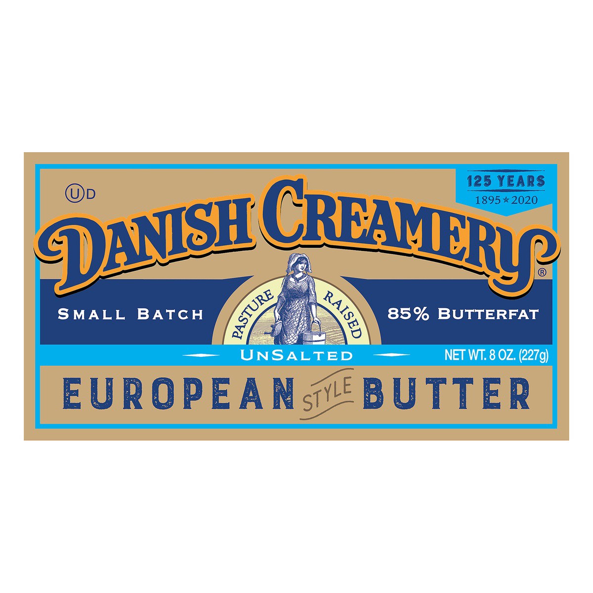 slide 1 of 7, Danish Creamery Unsalted European Style Butter 8 oz. Box, 8 oz