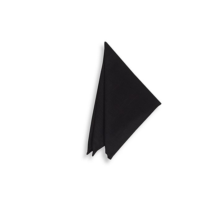 slide 1 of 1, Ultimate Textile Basics Napkins - Black, 4 ct