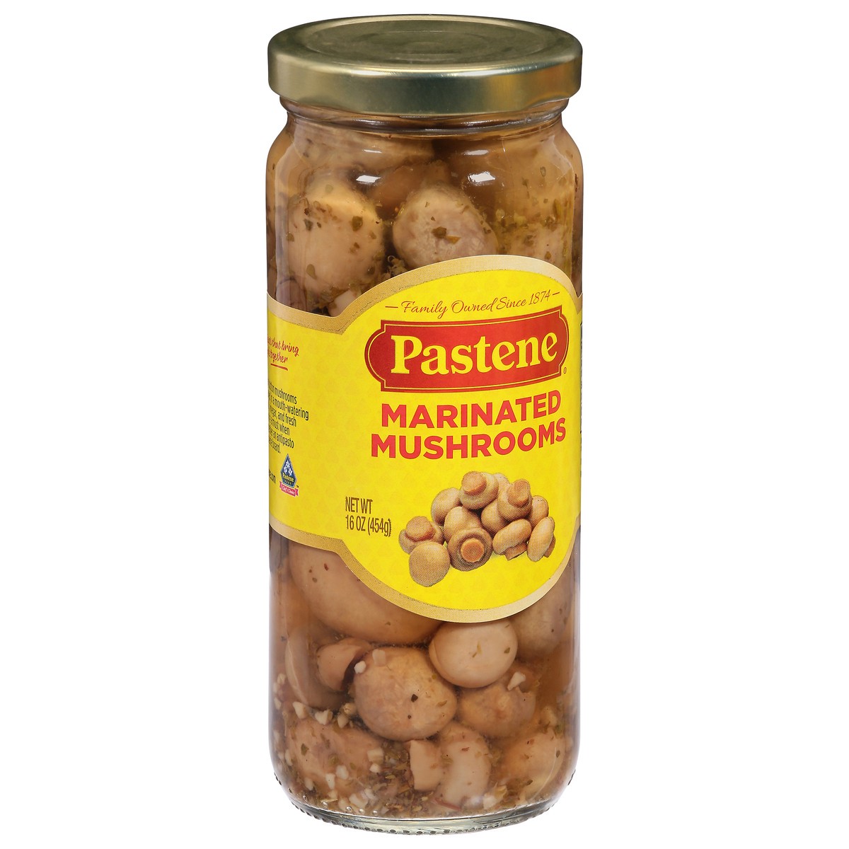 slide 4 of 9, Pastene Marinated Mushrooms 16 oz, 16 oz