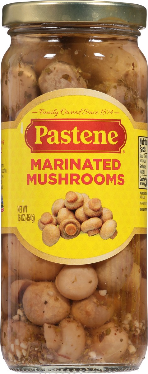 slide 7 of 9, Pastene Marinated Mushrooms 16 oz, 16 oz