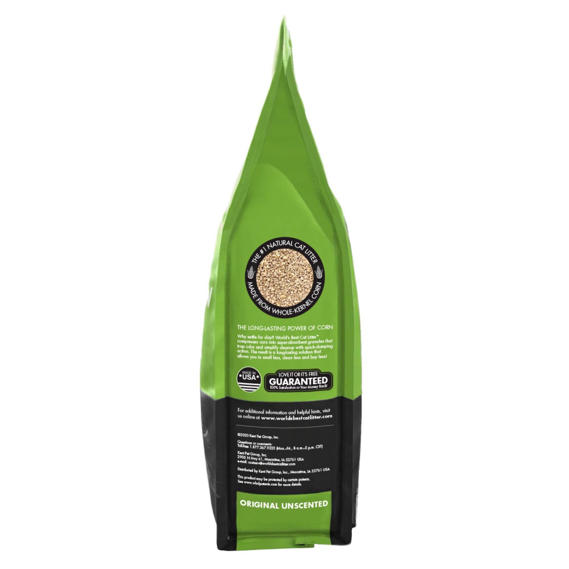 slide 7 of 23, World's Best Cat Litter Comfort Care Unscented Clumping Cat Litter 15 lb, 15 lb