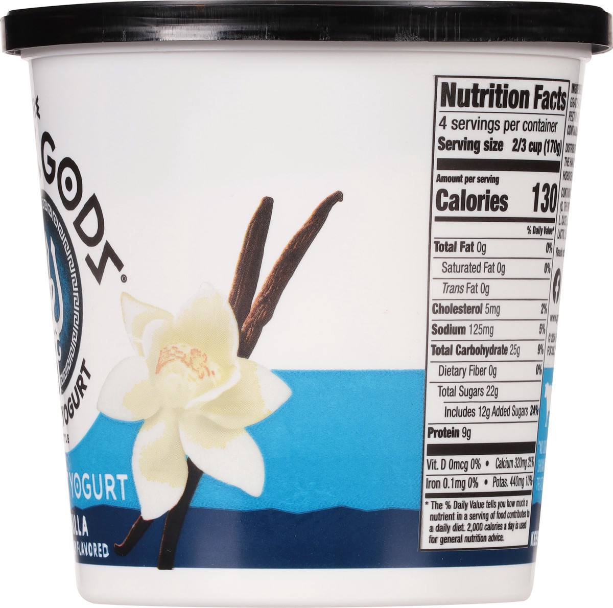 slide 8 of 13, Greek Gods Vanilla Greek Yogurt Non-Fat, 24 oz