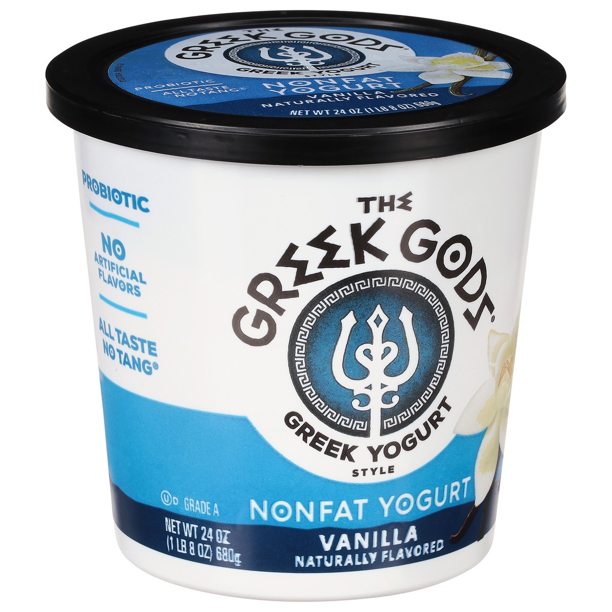 slide 4 of 13, Greek Gods Vanilla Greek Yogurt Non-Fat, 24 oz