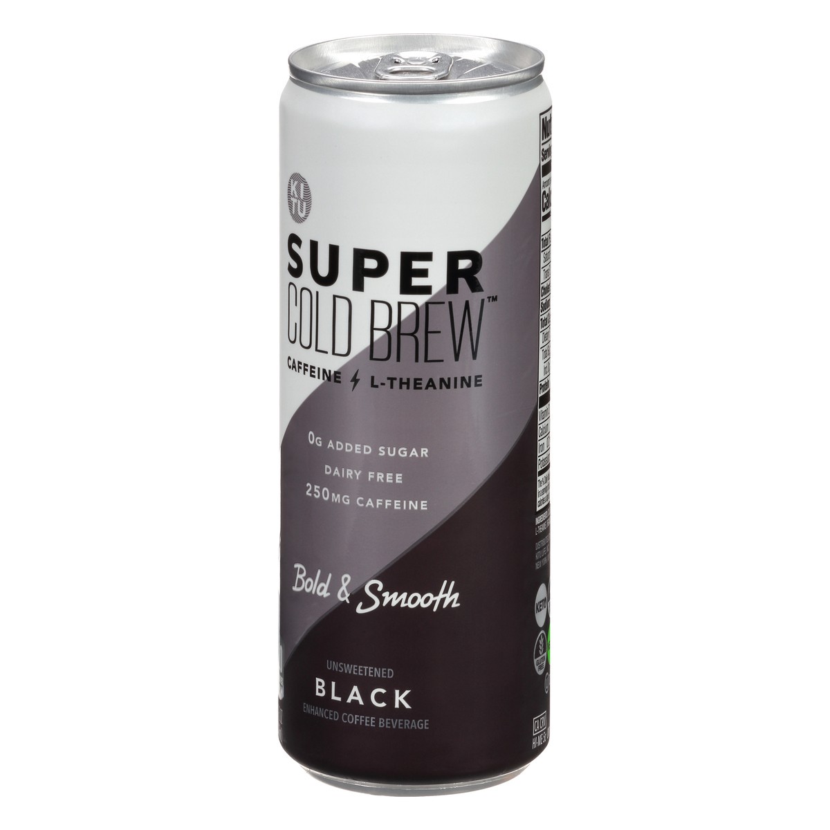 slide 3 of 9, KITU Super Coffee Dairy Free Cold Brew Unsweetened Black Can, 11 oz