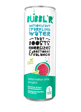 slide 1 of 1, BUBBL'R Antioxidant Watermelon Lime Smash'r Sparkling Water 12 fl oz, 12 fl oz