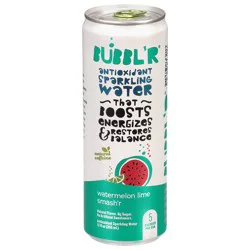 BUBBL'R Antioxidant Watermelon Lime Smash'r Sparkling Water 12 fl oz