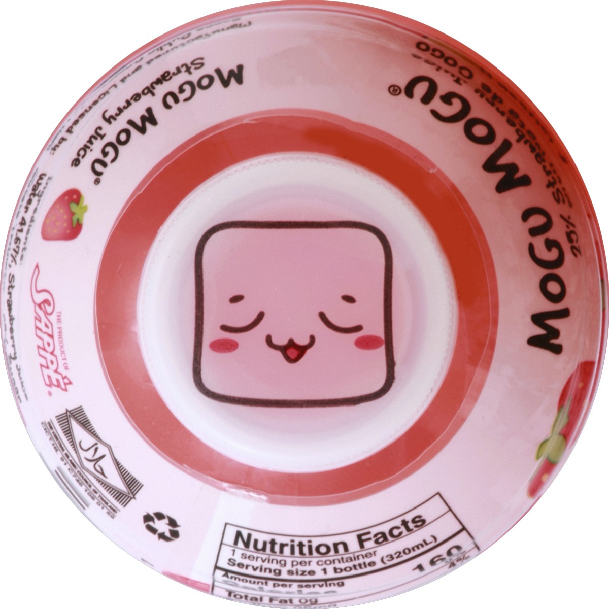 slide 6 of 6, Mogu Mogu Strawberry Flavored Drink with Nata de Coco 10.82 fl oz, 10.82 fl oz