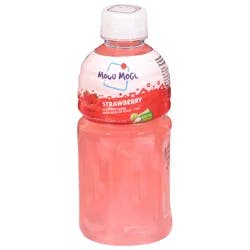 Mogu Mogu Strawberry Flavored Drink with Nata de Coco, 10.82 fl oz