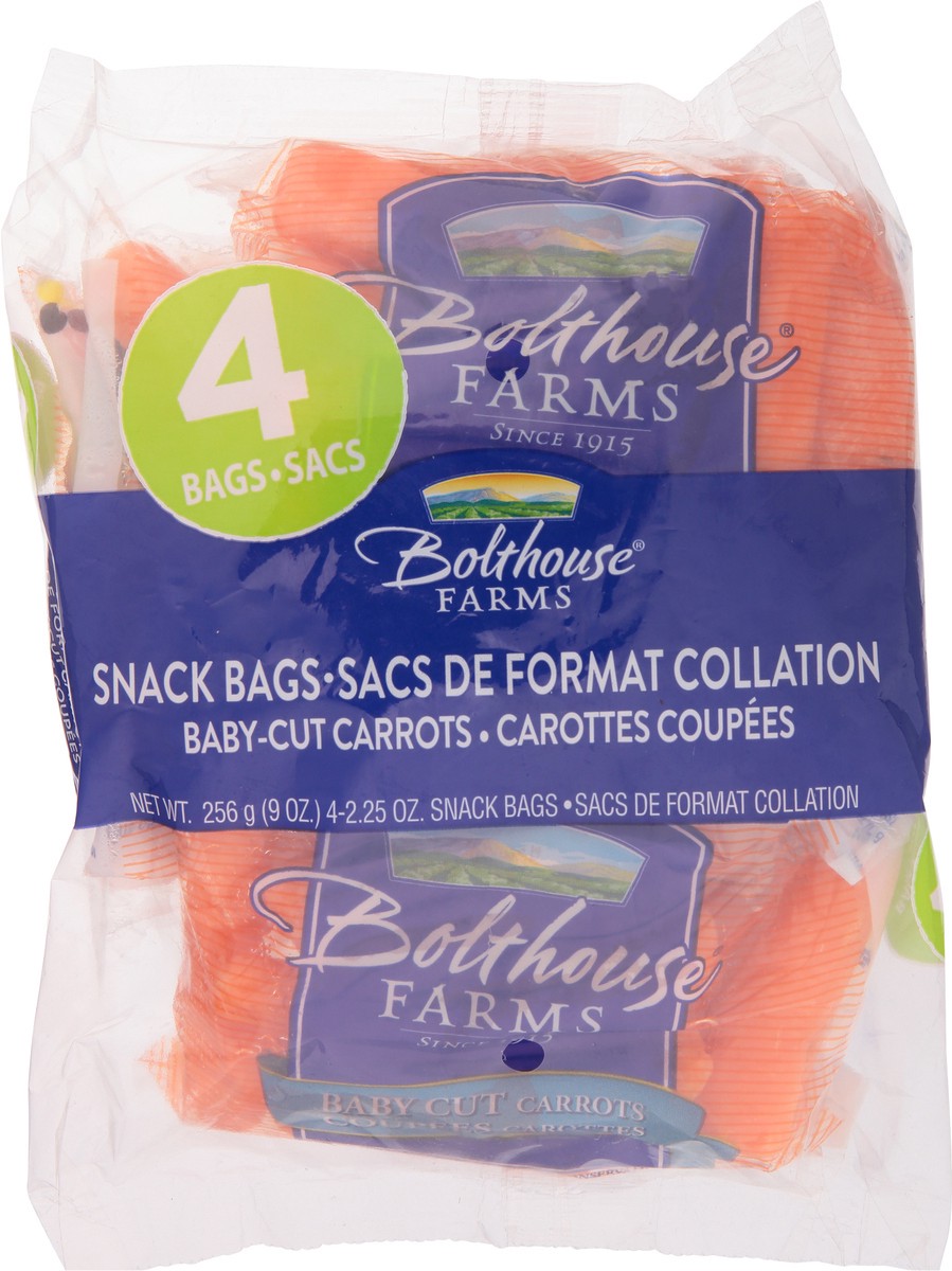 slide 1 of 3, Bolthouse Farms 4 Pack Snack Bags Baby-Cut Carrots 4 ea, 4 ct