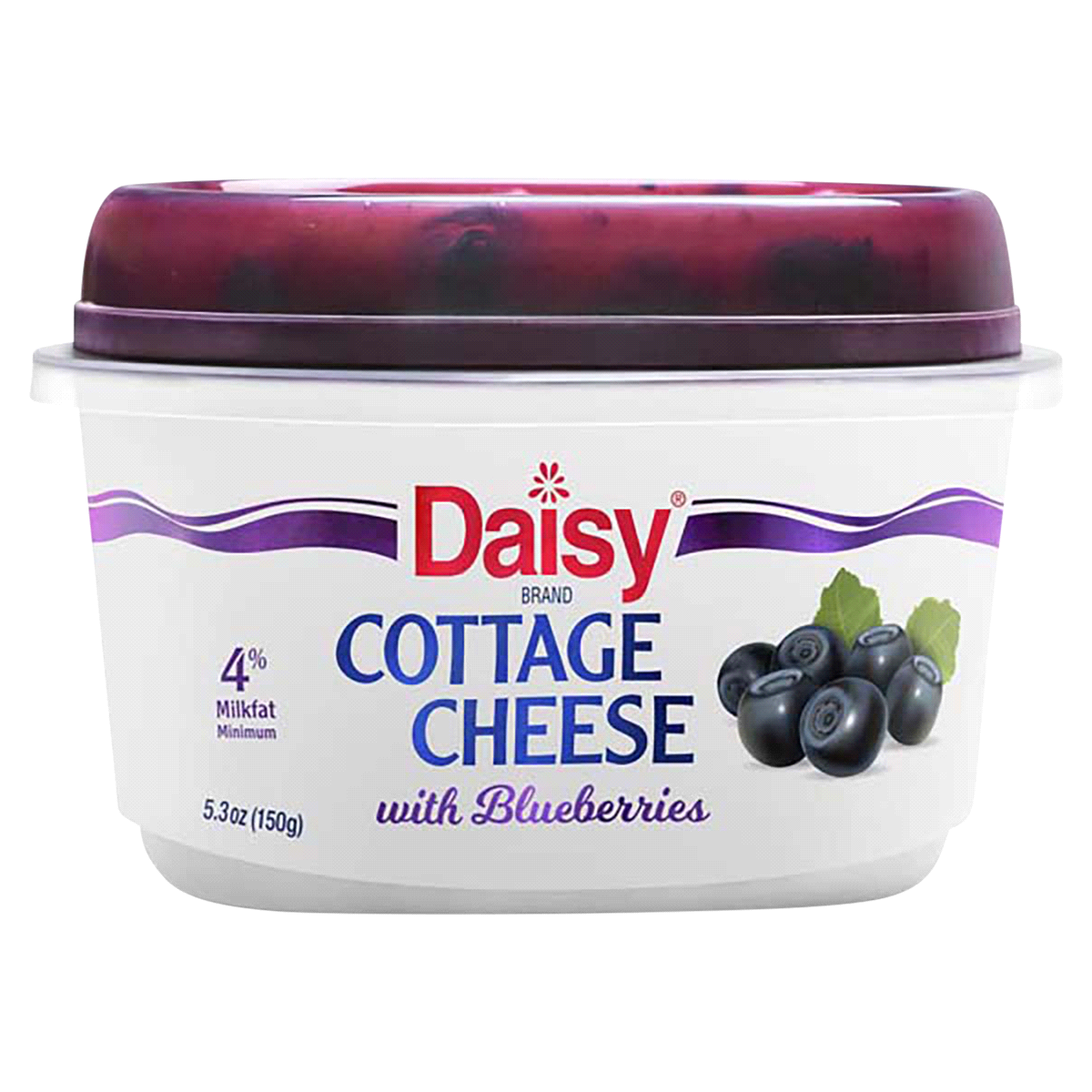 slide 1 of 5, Daisy® cottage cheese with blueberries, 6 oz
