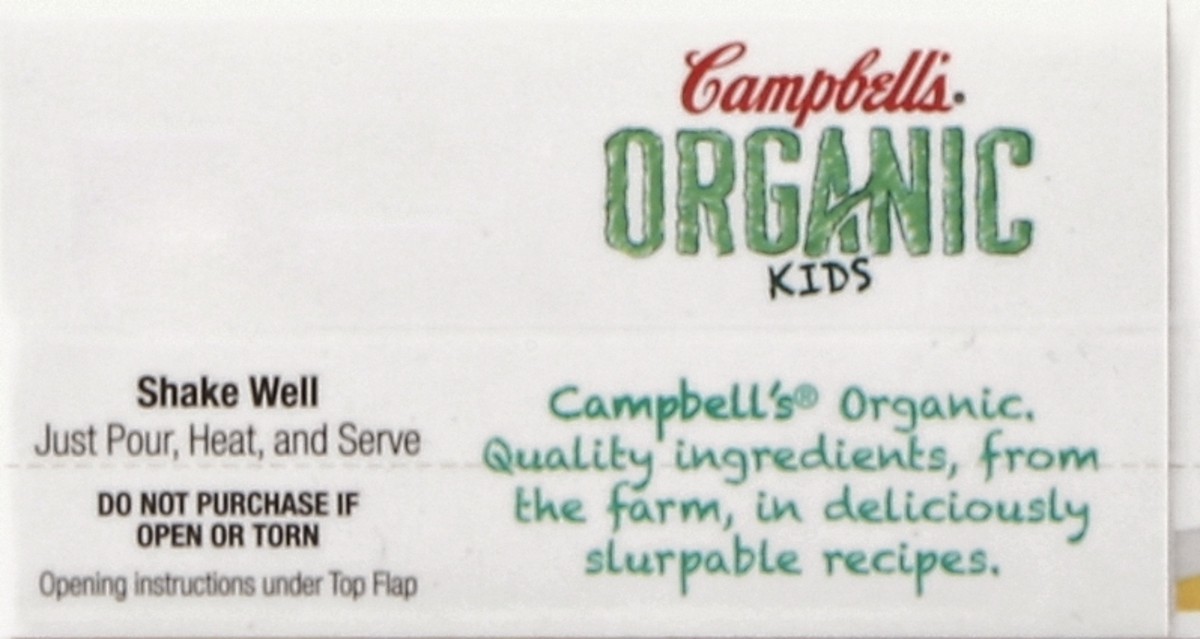 slide 2 of 4, Campbell's Organic Kids Disney Frozen Cool Shapes Soup, 17 oz