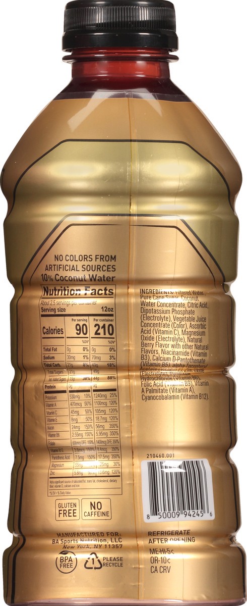 slide 2 of 9, BODYARMOR Gold Berry SuperDrink - 28 fl oz, 28 fl oz