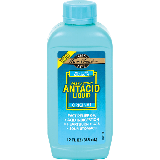 slide 1 of 1, Best Choice Antacid Original Flavor Regular Strength, 12 oz