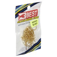slide 25 of 29, Best Gold Aberdeen Size 6 Hook Pack, 50 ct