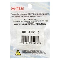 slide 22 of 29, Best Gold Aberdeen Size 6 Hook Pack, 50 ct