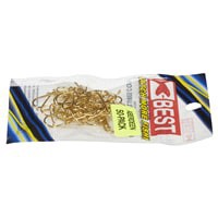 slide 5 of 29, Best Gold Aberdeen Size 6 Hook Pack, 50 ct