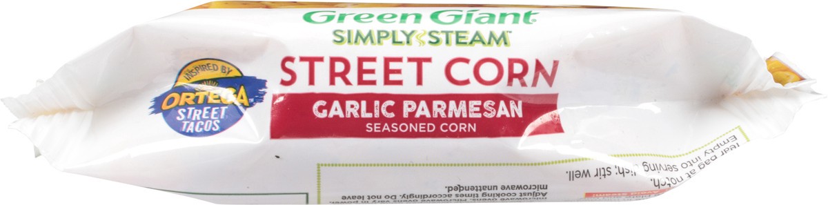 slide 8 of 14, Green Giant Simply Steam Seasoned Garlic Parmesan Street Corn 9.5 oz, 9.5 oz