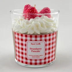 Dessert Candles Strawberry Pancake Jar Candle