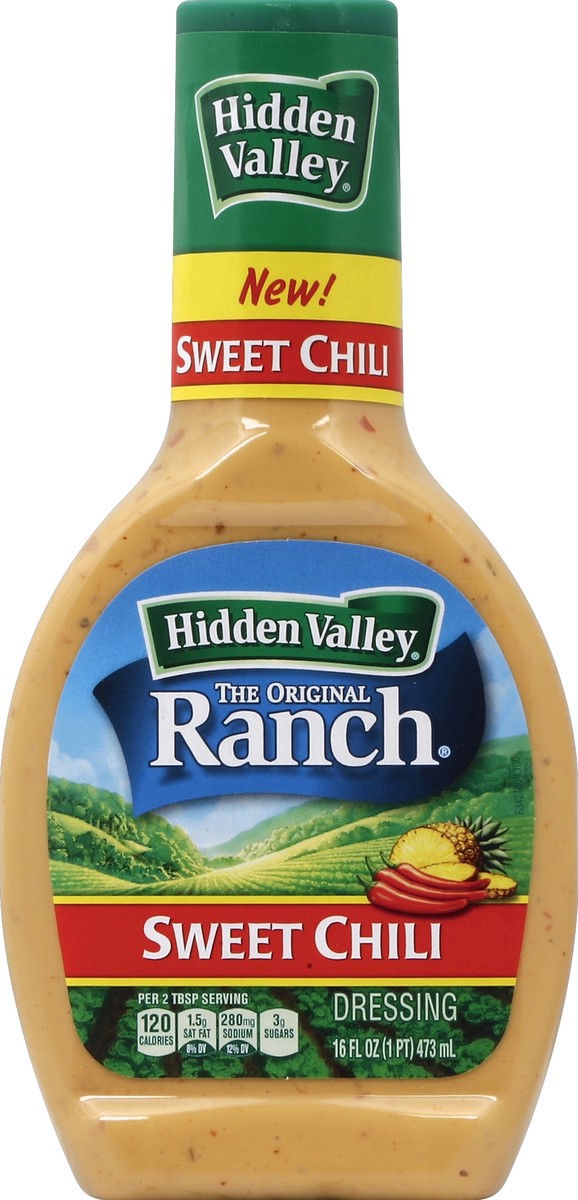 slide 2 of 2, Hidden Valley Gluten Free Sweet Chill Ranch Salad Dressing, 16 oz