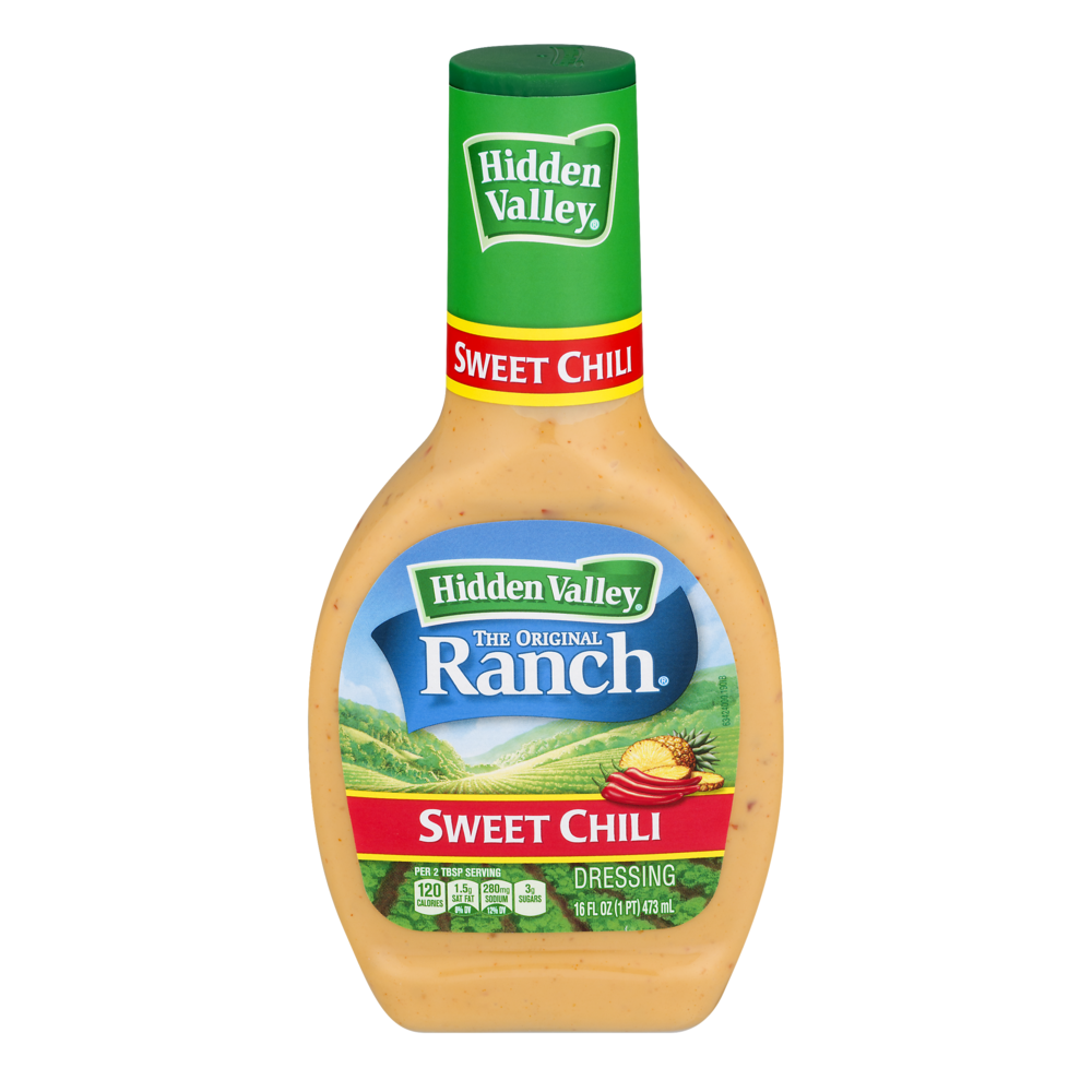 slide 1 of 2, Hidden Valley Gluten Free Sweet Chill Ranch Salad Dressing, 16 oz