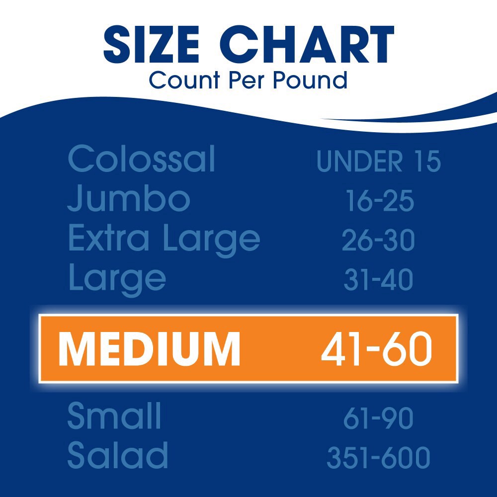 slide 4 of 5, Kroger® Wild Caught Medium Raw Gulf Shrimp Peeled & Deveined Tail Off, 12 oz