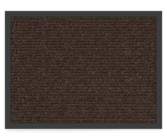slide 1 of 1, Brown Apache Rib Doormat, 18 in x 24 in 