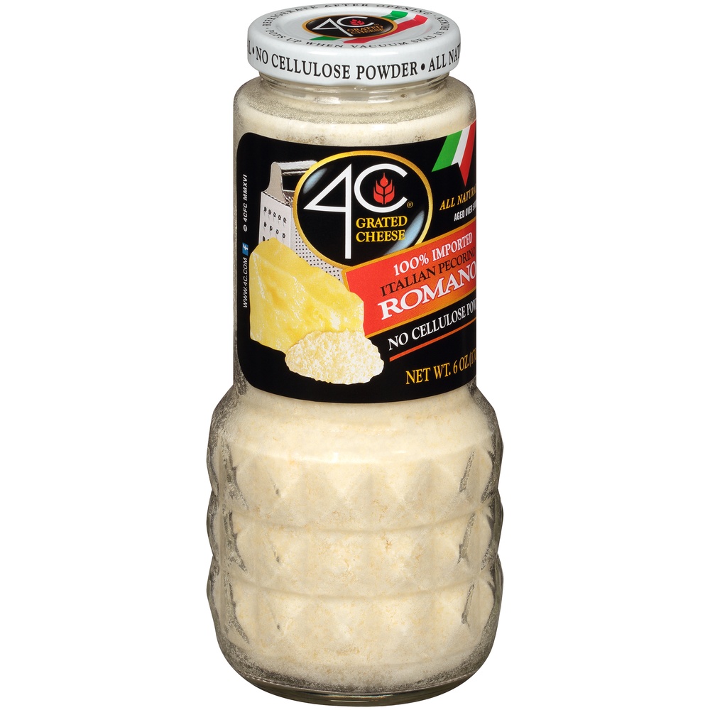 slide 2 of 8, 4C Cheese-Romano Cheese-Regular Jar, 6 oz