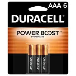 Duracell CopperTop AAA Alkaline Batteries 6 Count