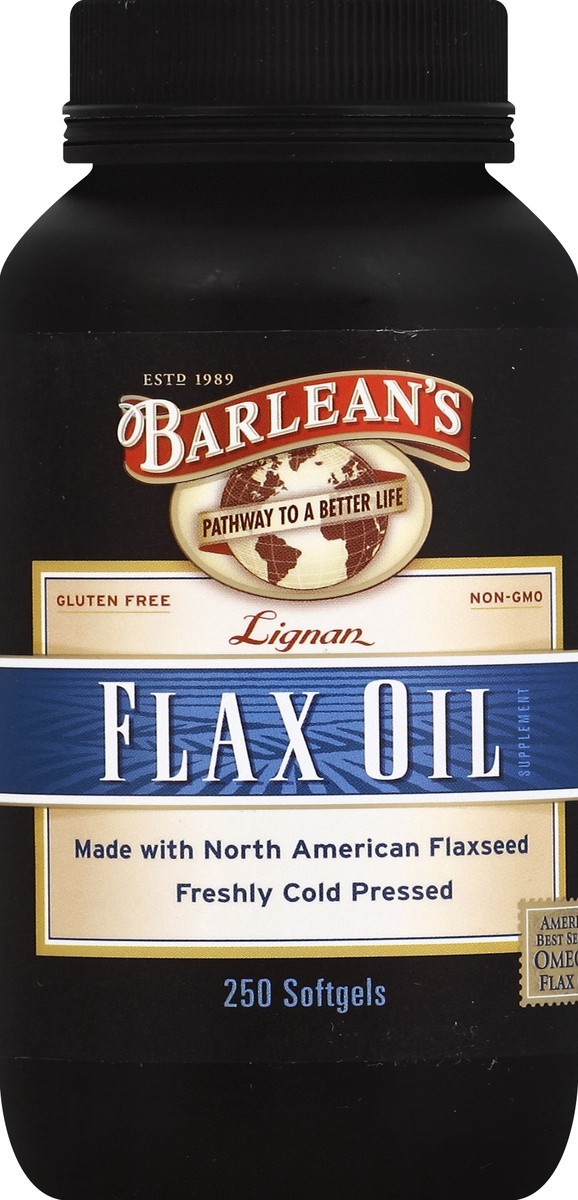 slide 2 of 2, Barlean's Flax Oil 250 ea, 250 ct