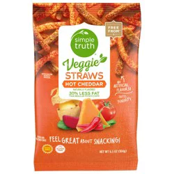 Simple Truth Hot Cheddar Veggie Straws