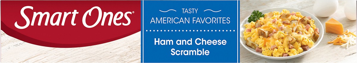 slide 4 of 9, Smart Ones Tasty American Favorites Ham and Cheese Scramble, 