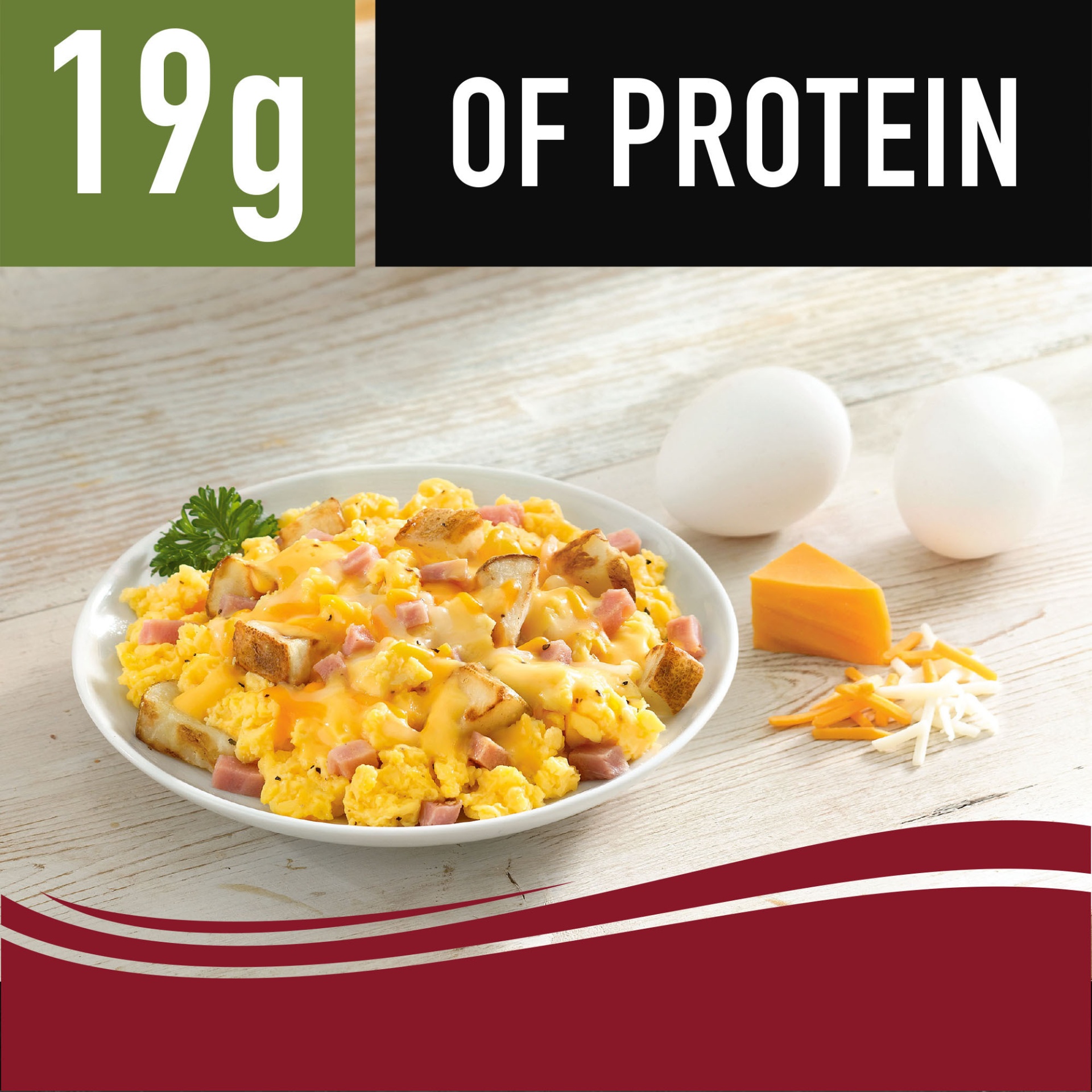 slide 5 of 10, Smart Ones Ham & Cheese Scramble with Egg Whites, Ham, Potatoes & Cheese Frozen Meal, 6.49 oz