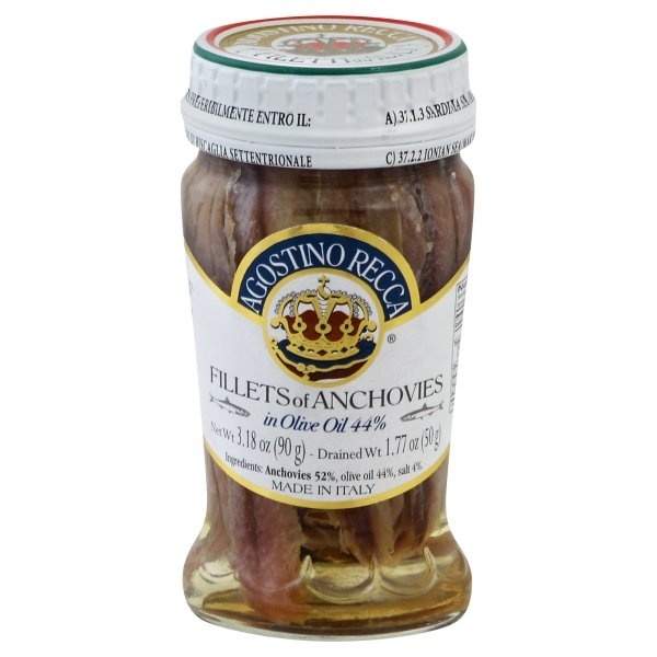 slide 1 of 1, Agostino Recca Fillets of Anchovies, 3.2 oz