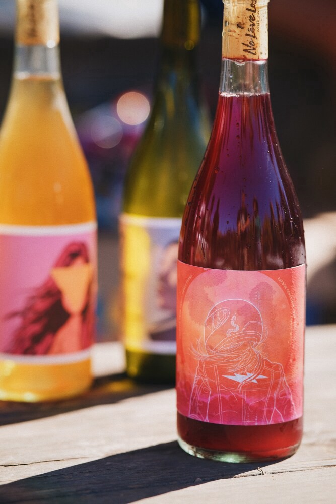 slide 4 of 4, No Love Lost Chillable Red Blend California Red Wine, 750 ml