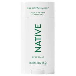 Native Aluminum Free Deodorant Solid - Eucalyptus & Mint