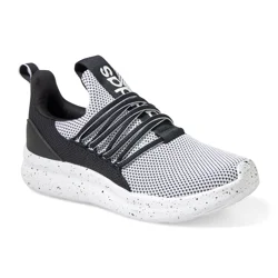 Adidas Boys Lite Racer Adapt 7.0 Shoes, White/Black, Size 6