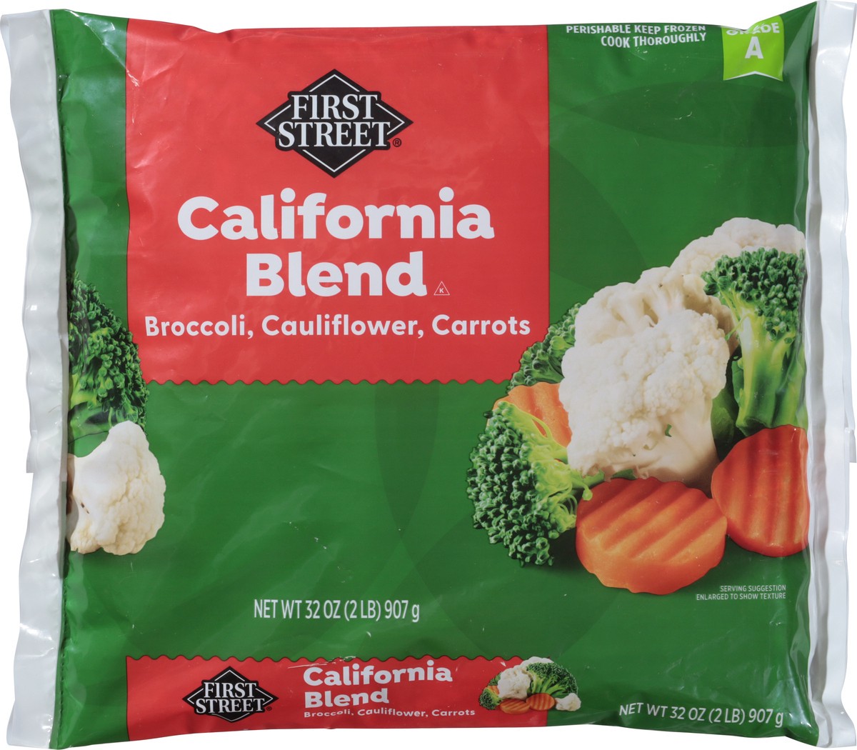 slide 6 of 14, First Street California Blend Vegetables, 2 lb