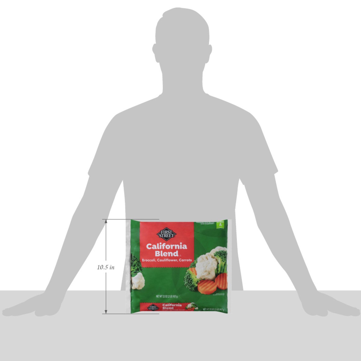 slide 2 of 14, First Street California Blend Vegetables, 2 lb