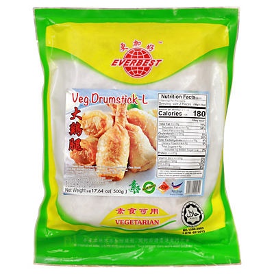 slide 1 of 1, Everbest Vegan Drumsticks, 17.64 oz