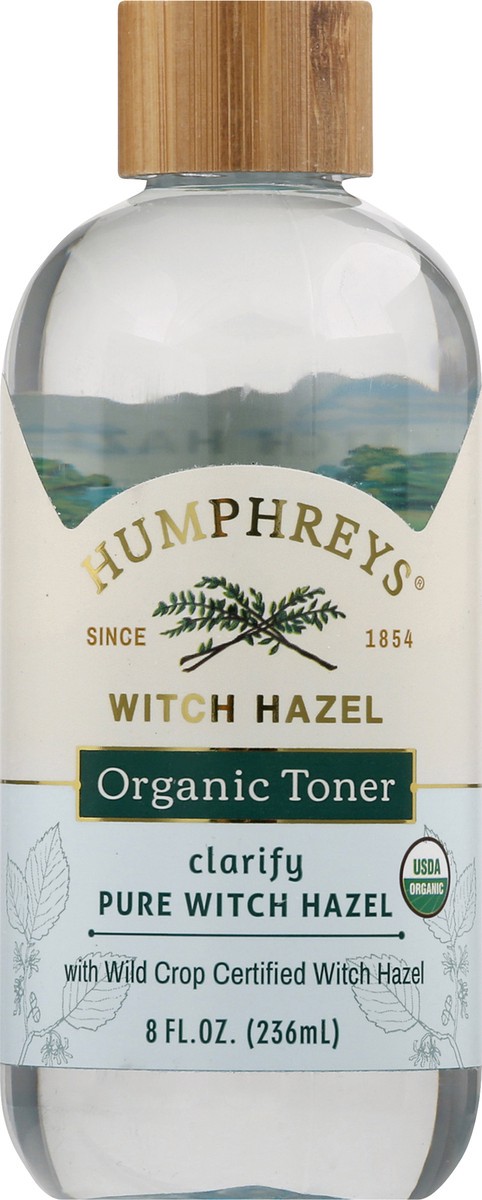 slide 9 of 12, Humphrey's Clarify Pure Witch Hazel Organic Toner 8 oz, 8 oz