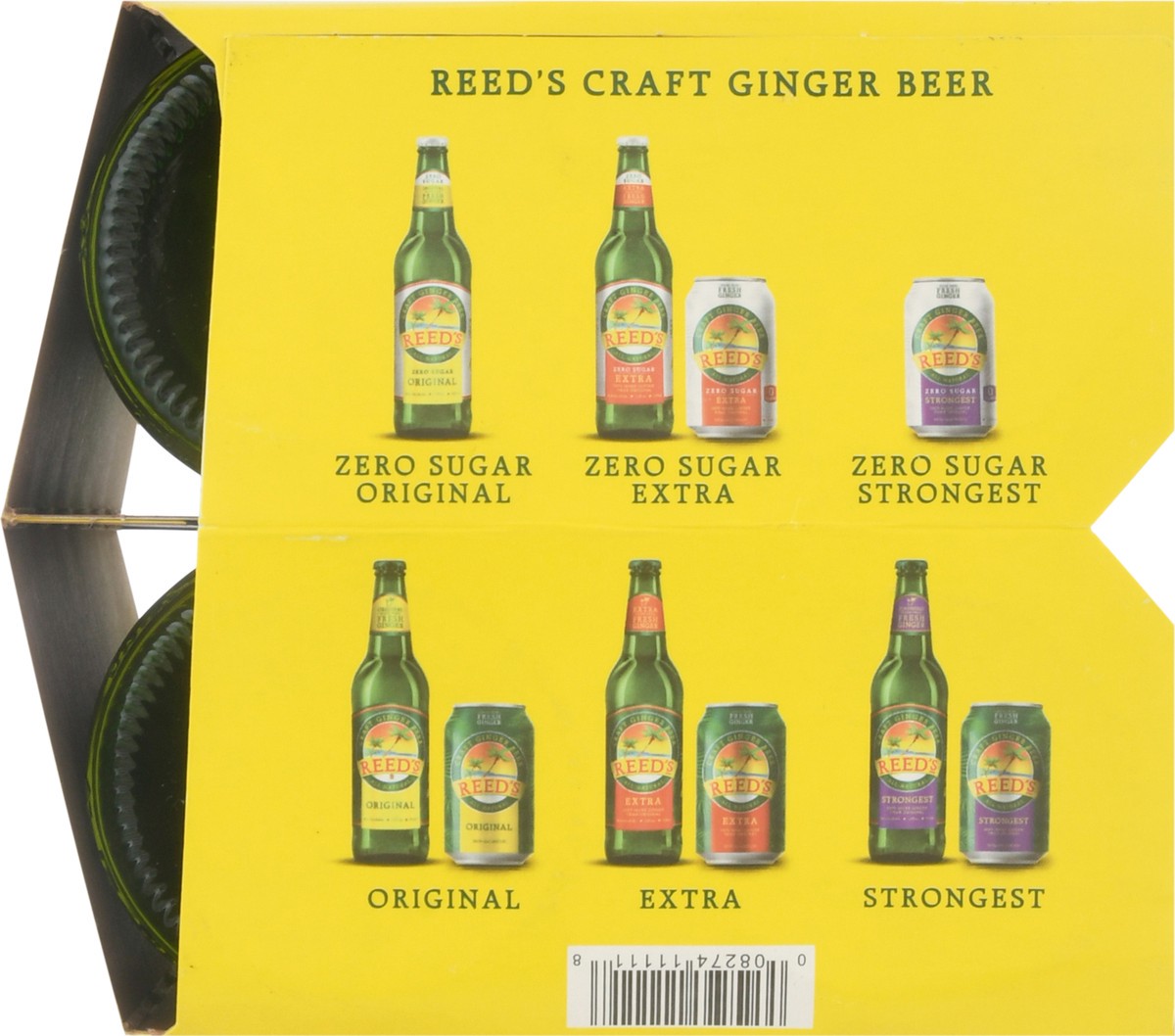 slide 7 of 11, Reed's 4 Pack All-Natural Original Craft Ginger Beer 4 Bottles 4 ea, 4 ct; 12 fl oz