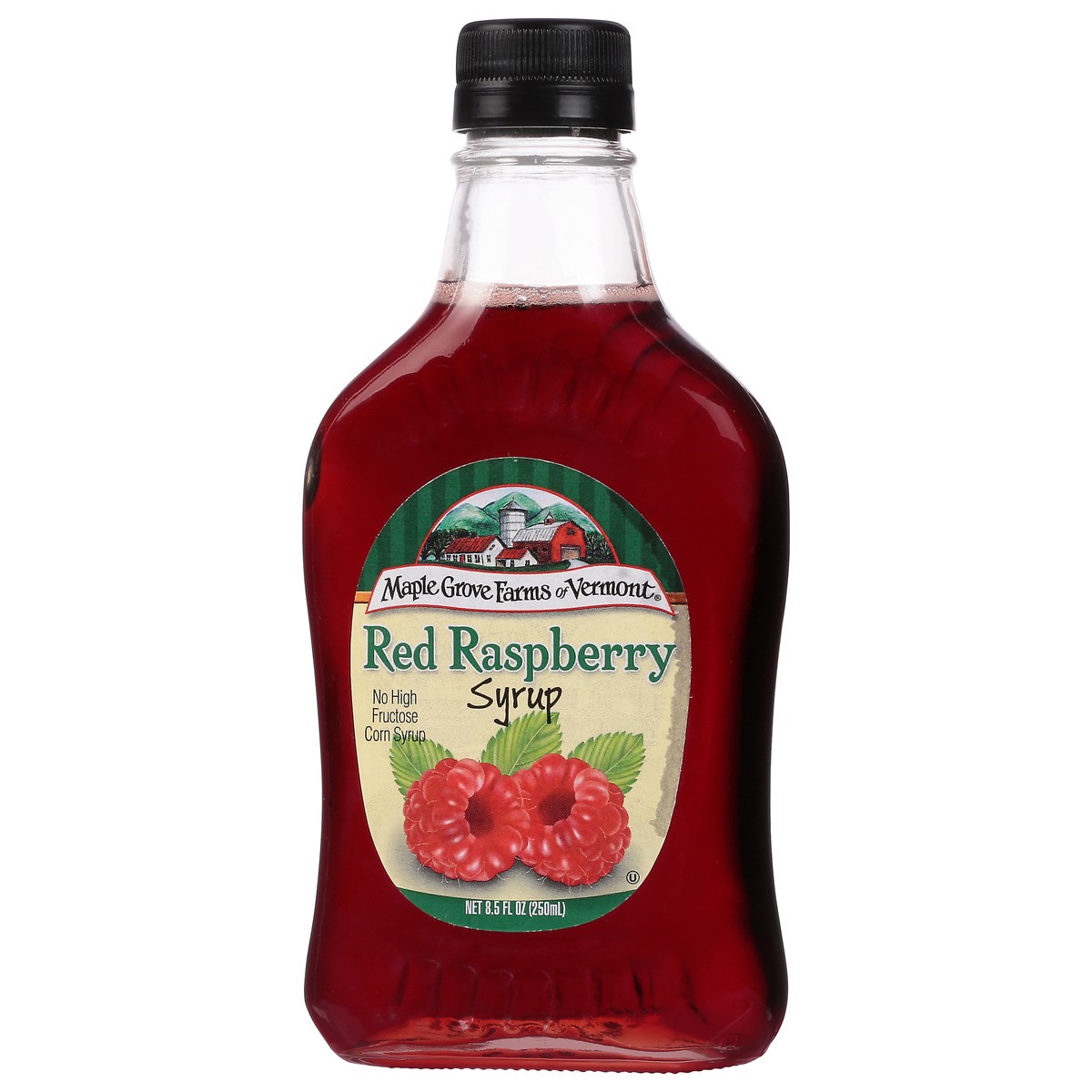 slide 3 of 9, Maple Grove Farms of Vermont Red Raspberry Syrup 8.5 fl oz, 8.5 fl oz