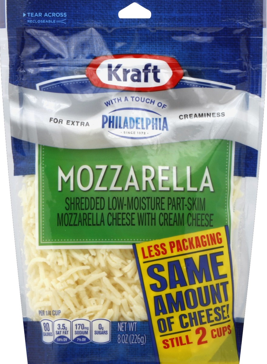 slide 1 of 2, Kraft Shredded Cheese 8 oz, 8 oz