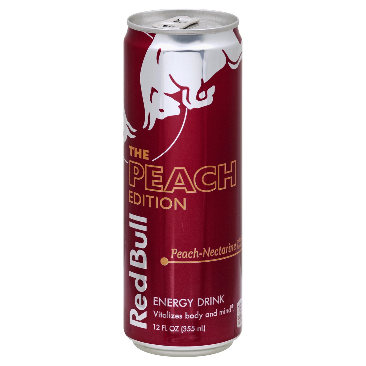 slide 1 of 7, Red Bull Peach Edition Energy Drink, 12 fl oz
