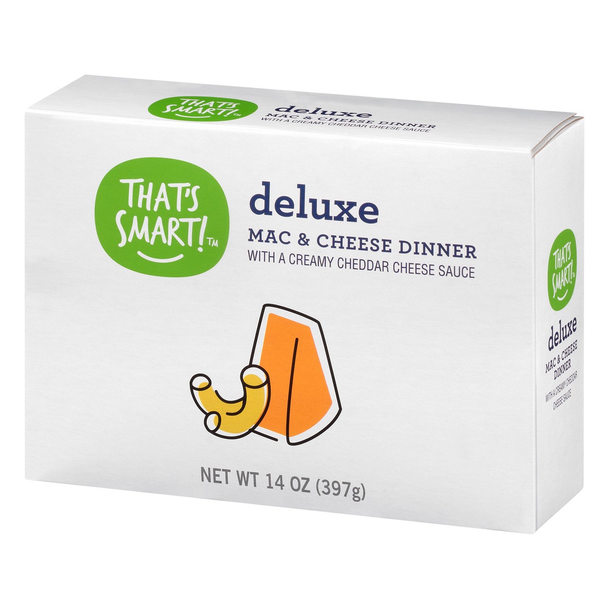 slide 6 of 13, That's Smart! Thats Smart Deluxe Mac And Cheese, 14 oz