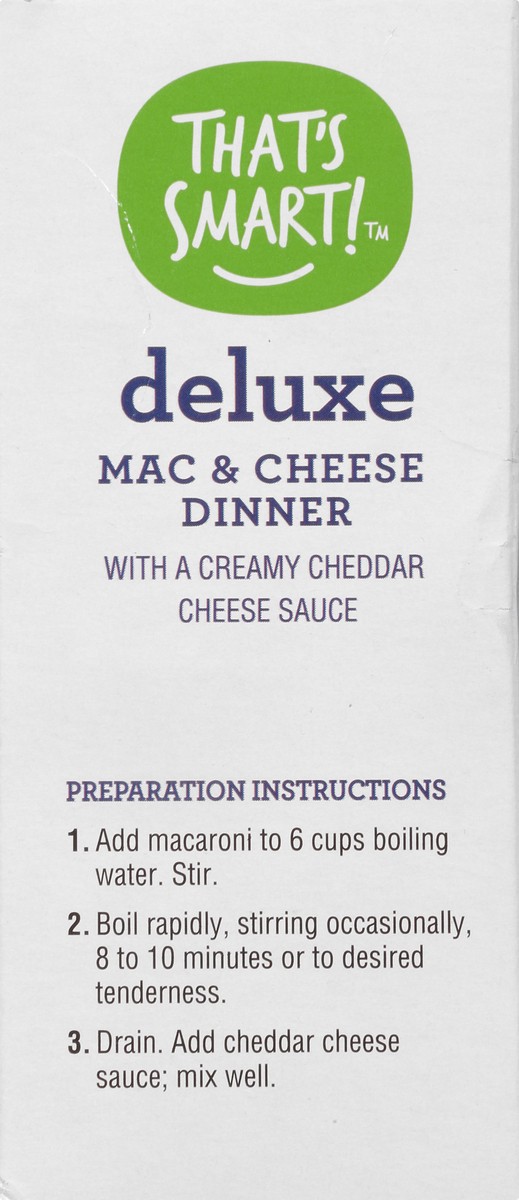 slide 11 of 13, That's Smart! Thats Smart Deluxe Mac And Cheese, 14 oz