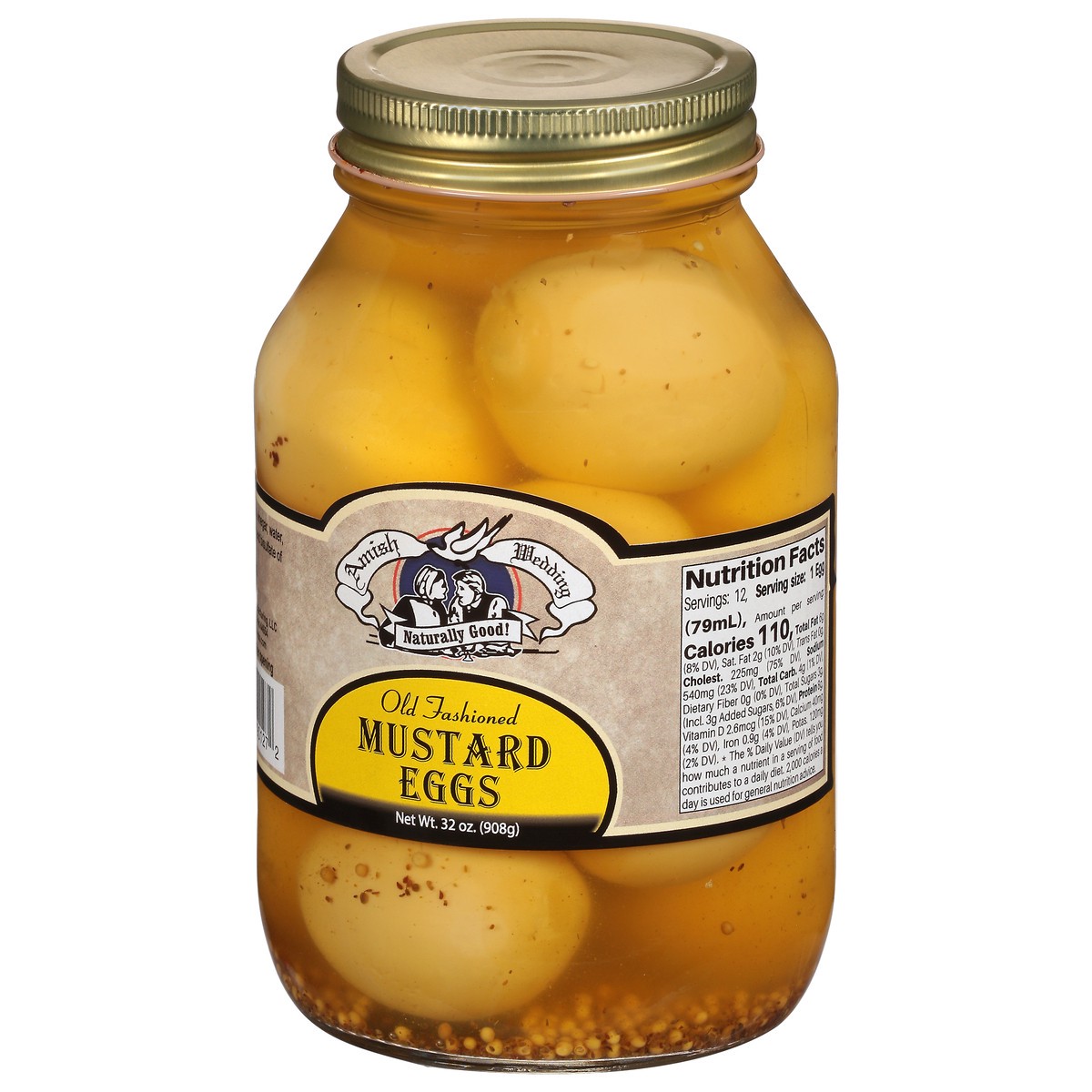 slide 3 of 9, Amish Wedding Old Fashioned Mustard Eggs 32 oz, 32 oz